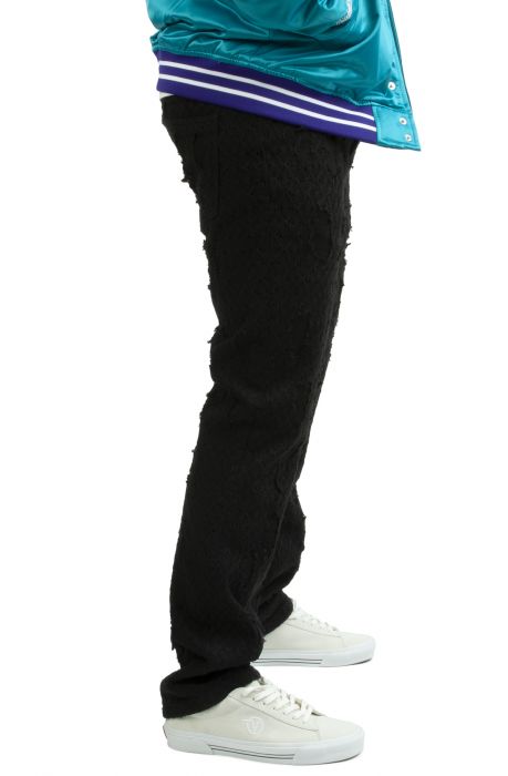 Hopper Shredded Jeans Jet Black