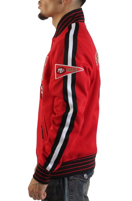 NFL San Francisco 49ers Game Day Jacket  Crimson