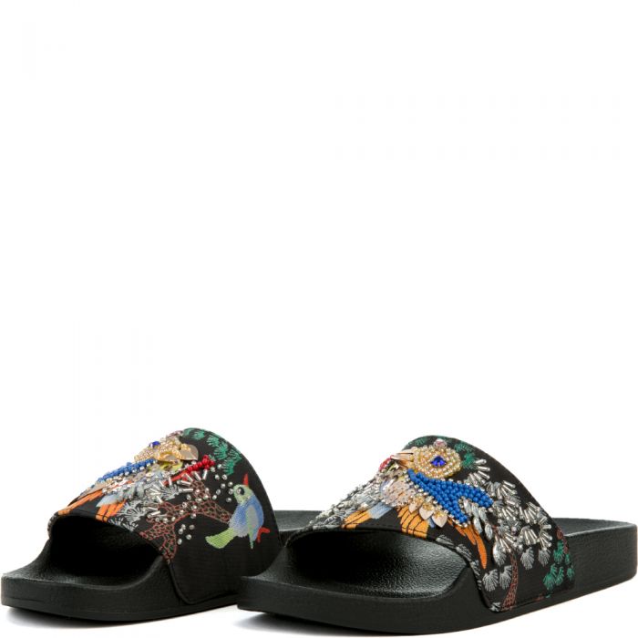 black sparkly sandals womens