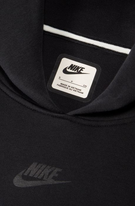 Oversized Asymmetrical Hoodie Black