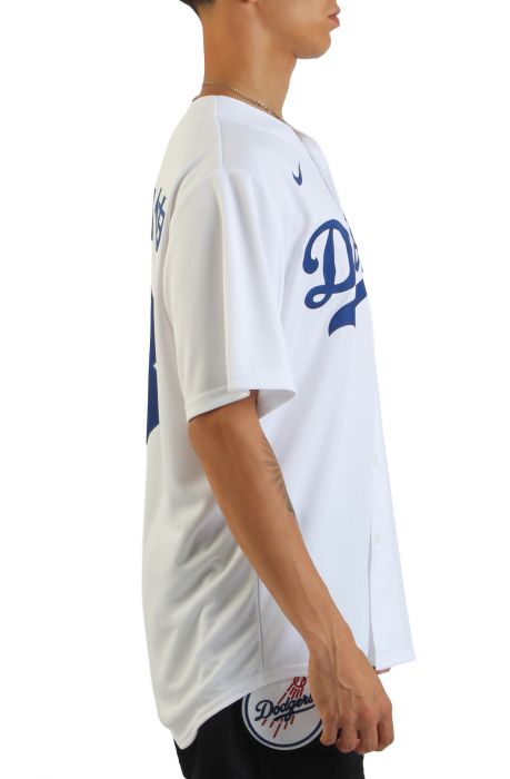MLB Los Angeles Dodgers Yamamoto Kanji Letters Jersey  White