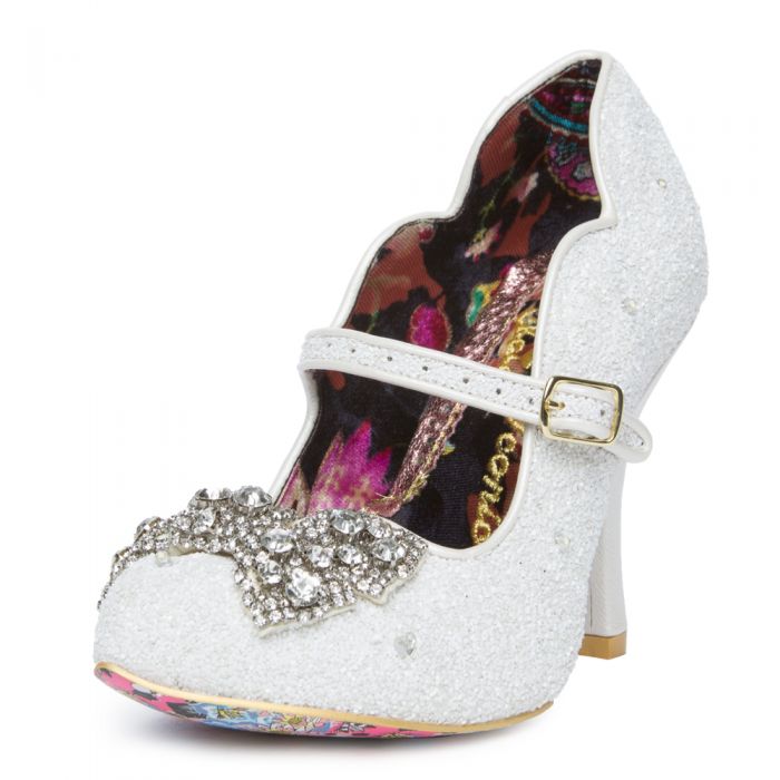 IRREGULAR CHOICE Shimmer White Light Up High Heel 2947-40A - Shiekh