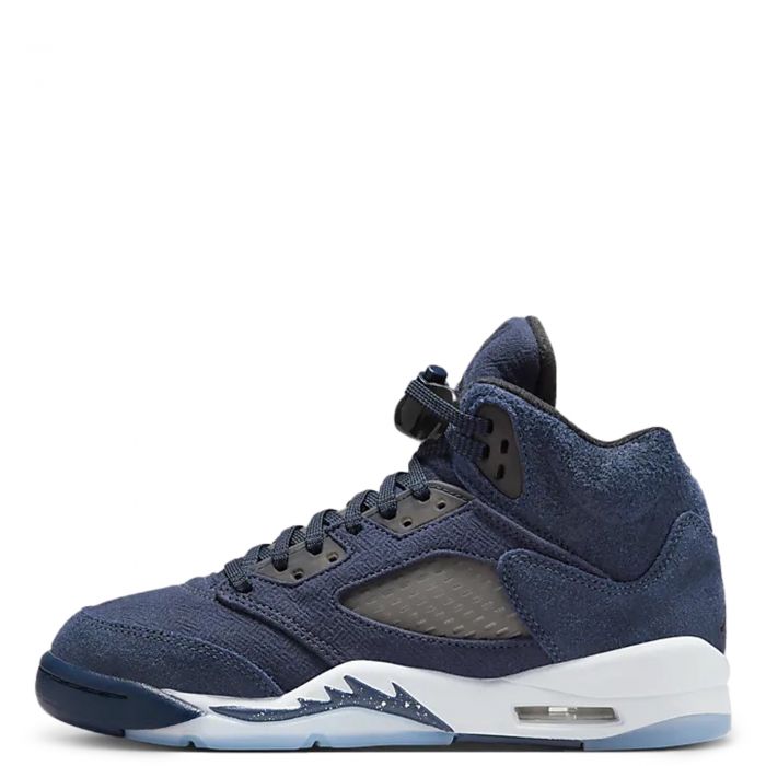 Grade School Air Jordan 5 Retro SE Midnight Navy/Black-Football Grey