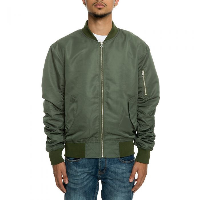 BROADWAY 7.15 Men's The Falcon Bomber Jacket AGSFLC001-OLV - Shiekh