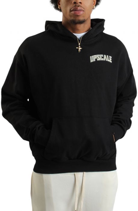 Spike Head Hoodie Black