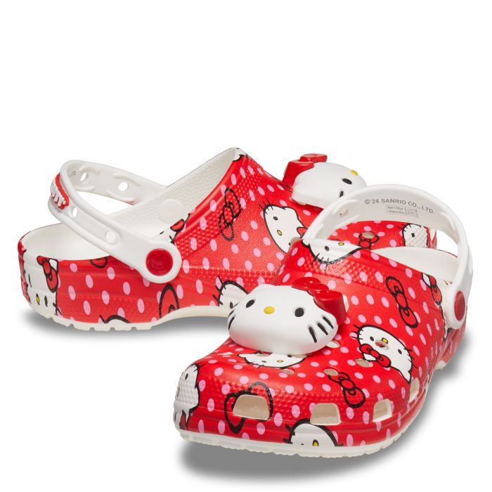 りょうしょうページ NEW CROCS Hello Kitty® Red Classic Clog 210575 RED | eBay
