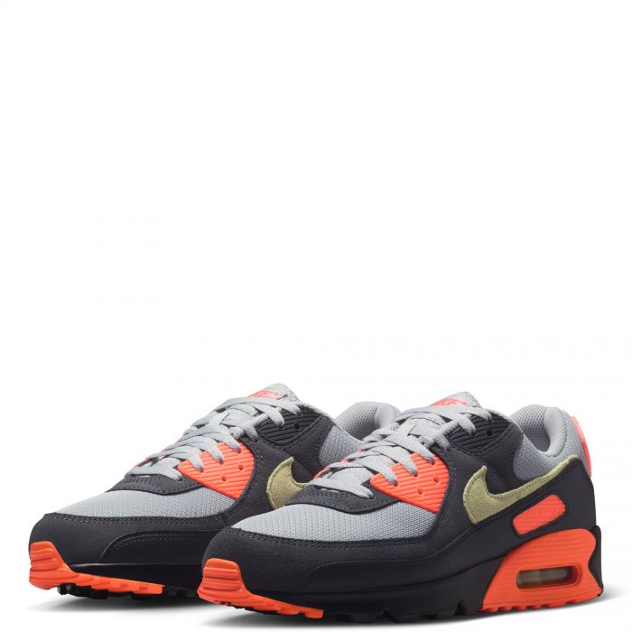 Air Max 90 Lt Smoke Grey/Limelight-Hyper Crimson