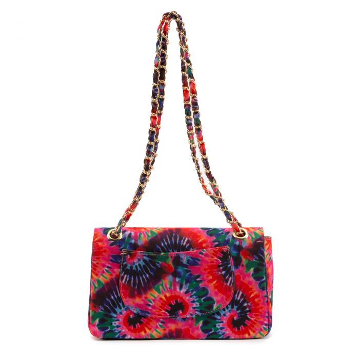 Tie Dye Shoulder Bag Fuchsia