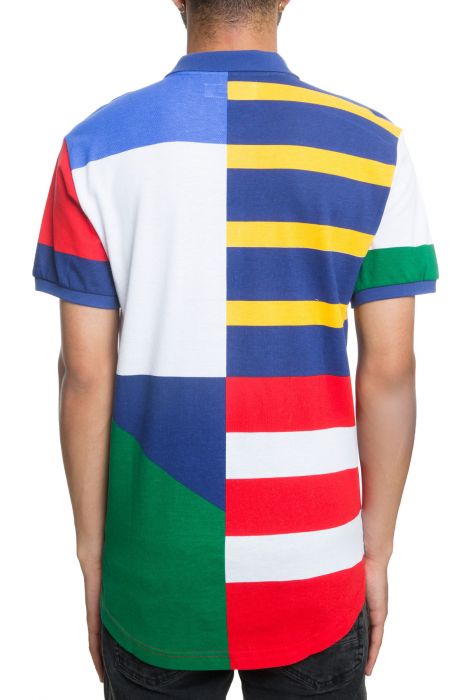 The USA Crew SS Polo in Flag Multi Multi
