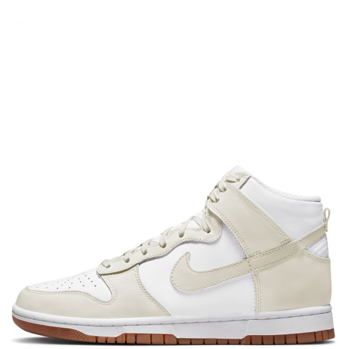 Dunk High White/Sail-Gum Med Brown