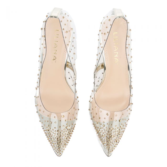 Women's Badass-1 High Heel GOLD PU