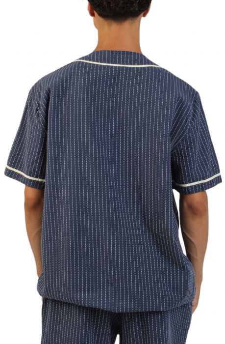 Big T Baseball Jersey  Pacific Blue