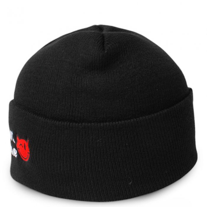 DEMON TIME BLACK CUFF BEANIE