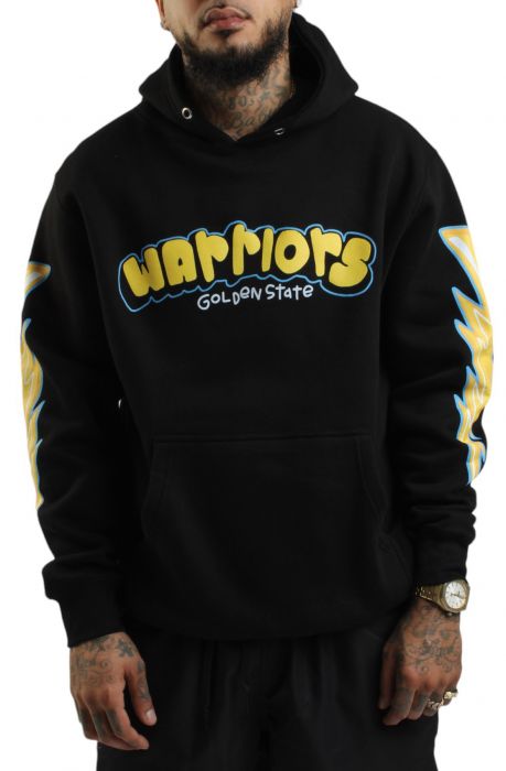 Golden State Warriors Bubble Logo Hoodie  Black