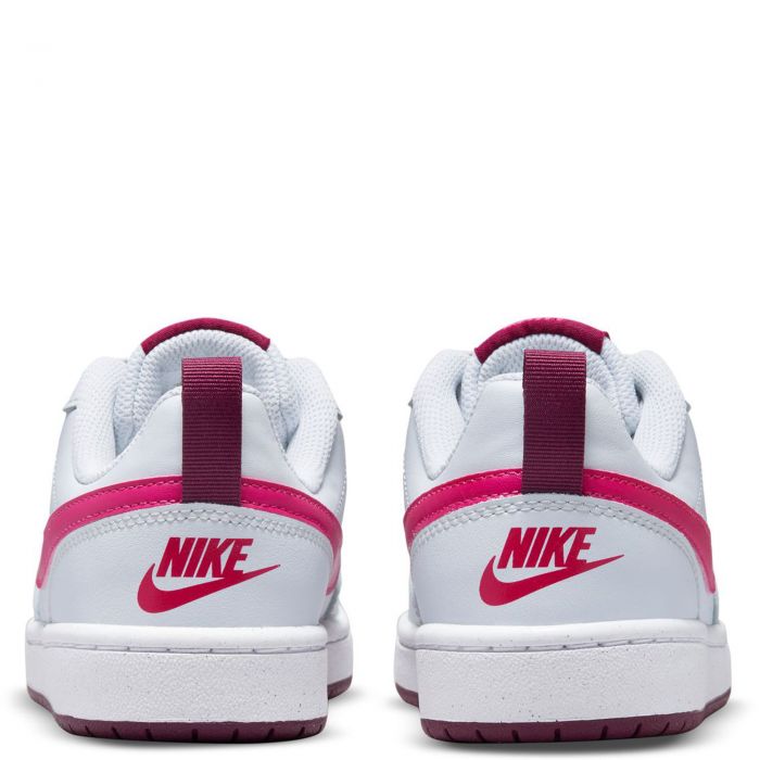 (GS) Court Borough Low 2 Pure Platinum/Pink Prime-Sangria