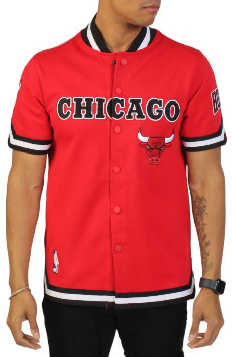 Chicago Bulls Warmup Jersery Red