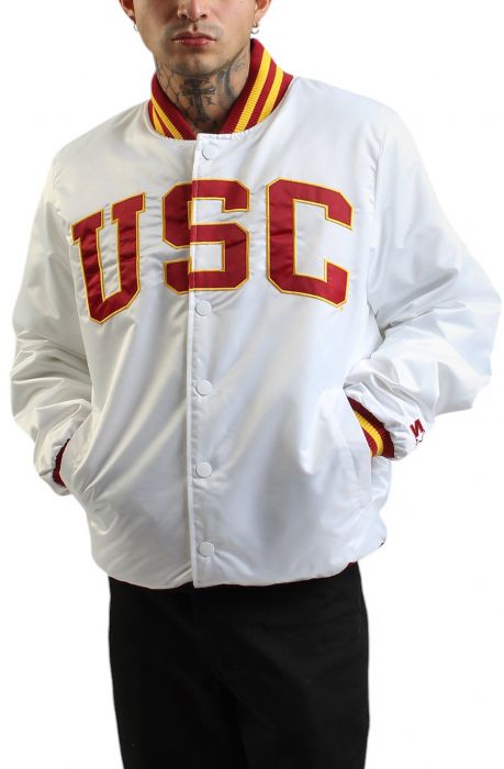 USC Satin W/R/G Jacket W/R/G