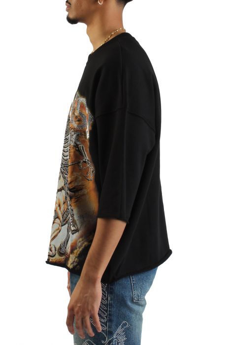 Pestilence Crop T-Shirt  Black