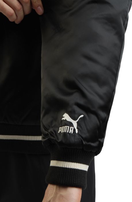 Puma Team Varsity Jacket Black