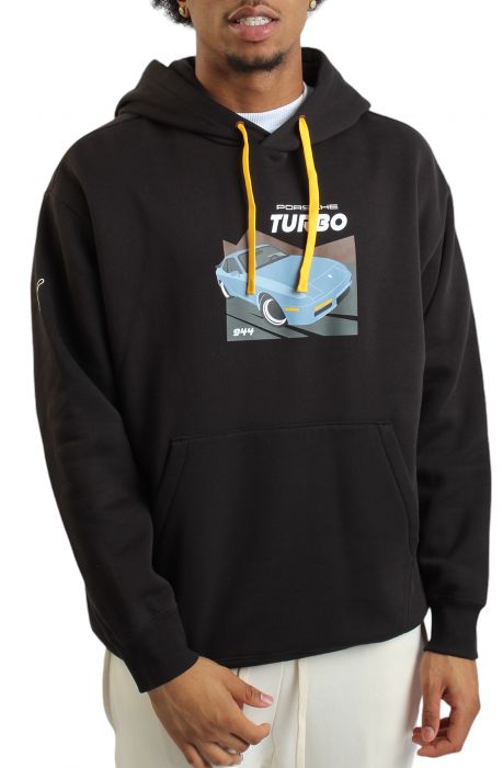Turbo Graphic Hoodie  Black