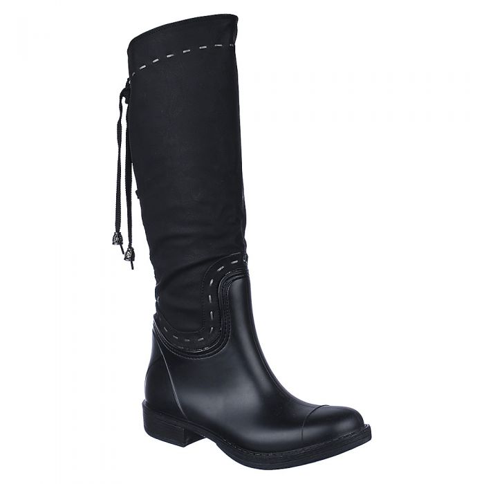 EVITTA RB-12- rain boot RB-12 BLK - Shiekh