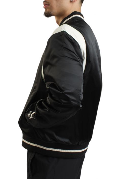 Puma Team Varsity Jacket Black