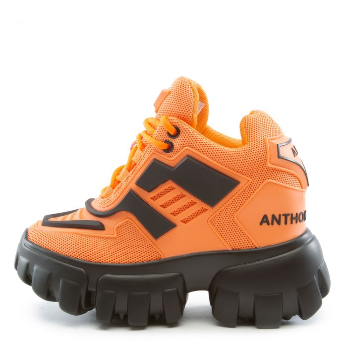 Damson-07 Platform Sneaker Orange Pu