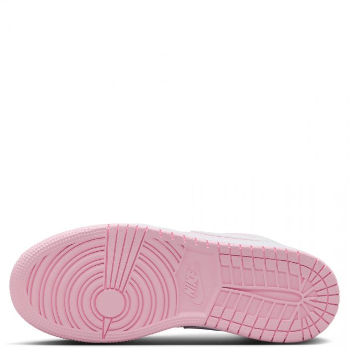 Grade-School Air Jordan 1 Low PINK FOAM /WHITE-FIRE RED