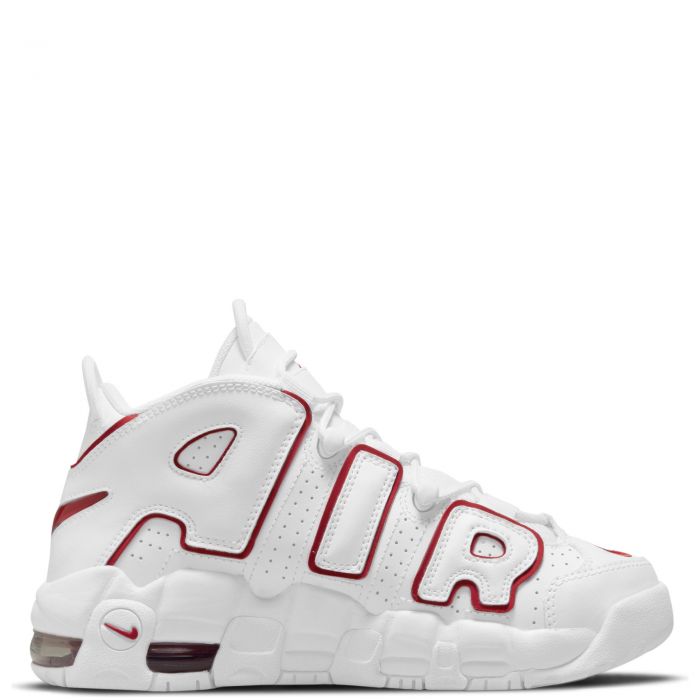 nike air more uptempo white varsity red