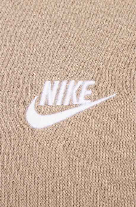 Sportswear Club Fleece Full-Zip Hoodie Khaki/Khaki/White