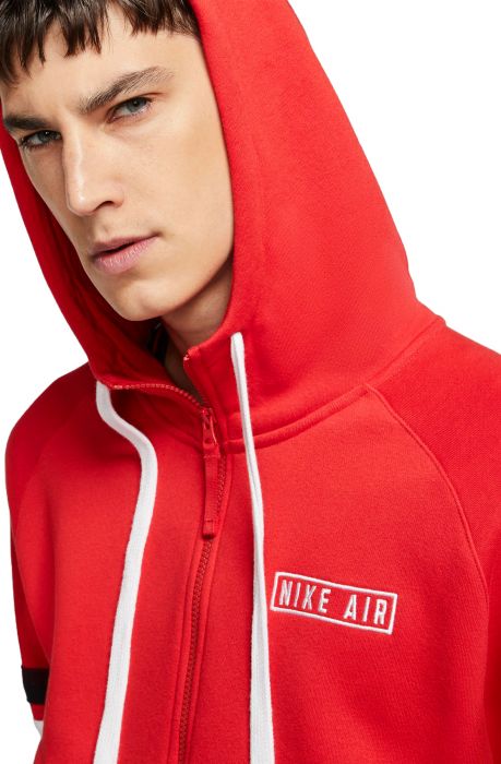 Sportswear Air Full-Zip Hoodie University Red/White/Black/White