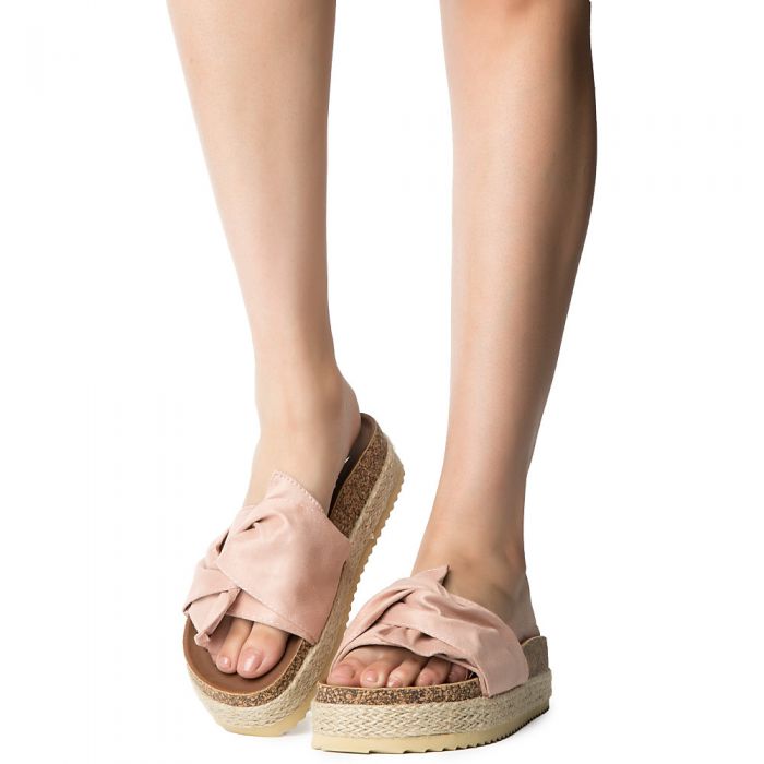 Women's Gage-06 Platform Sandal PINK SUEDE