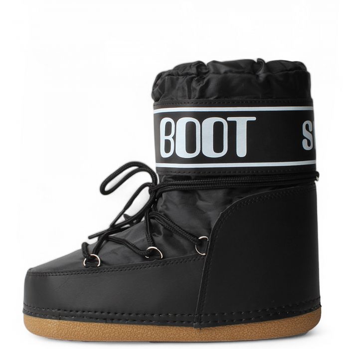 Jupiter-06 Fluffy Snow Boots Blalck