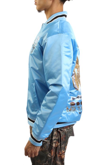 NBA Throw Down Jacket Light Blue