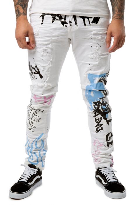 Unfaithful Jeans White