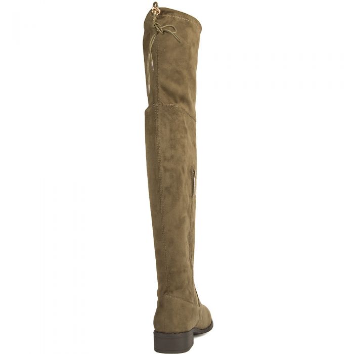 Olympia-14 Knee-High Boot Olive