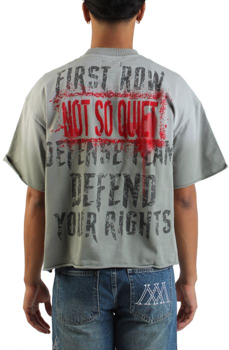 Ghost Flame Crop T-Shirt  Moss Green