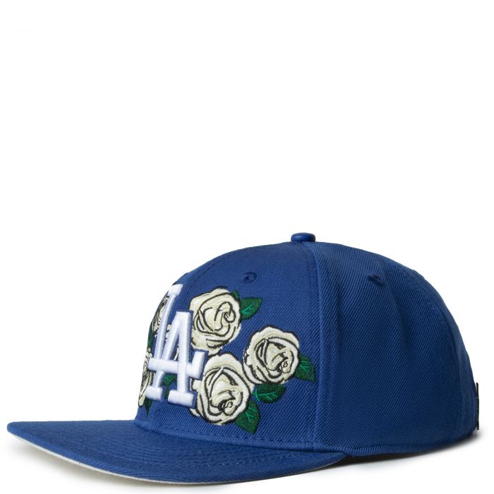 PRO STANDARD Dodgers White Rose Snapback Hat LLD735617-DBL - Shiekh