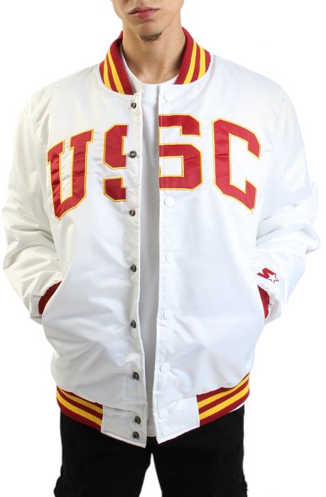 USC Satin W/R/G Jacket W/R/G