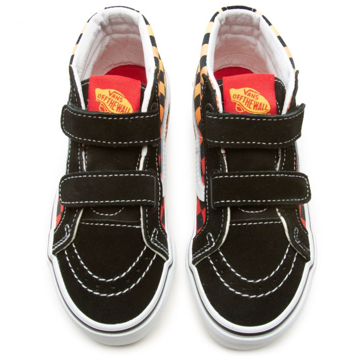 (PS) Flame Logo Repeat Sk8-Mid Reissue V (Flame Logo Repeat) Black/Multi