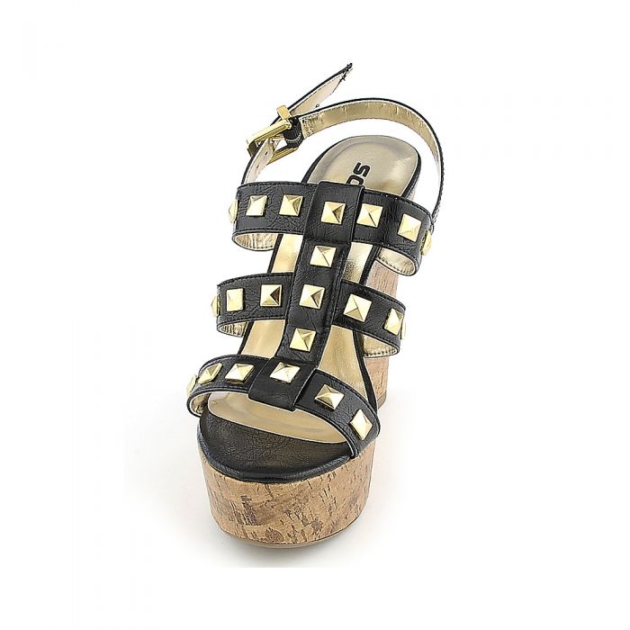 Zera-H Wedge Sandal Black
