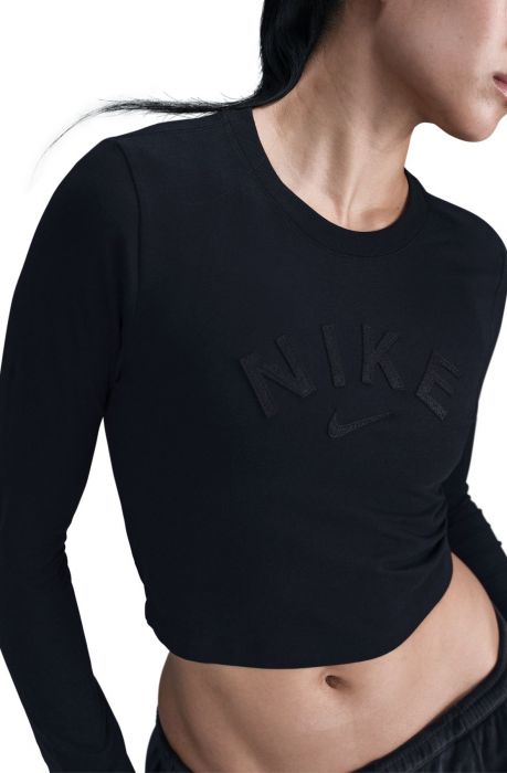 Sportswear Chill Knit Slim Cropped T-Shirt Black