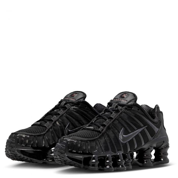Grade-School  Shox TL Black/Black-Mtlc Hematite-Max Orange