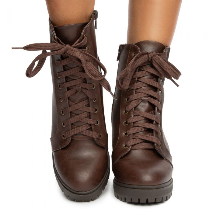 Balboa-S Lace Up Booties Brown