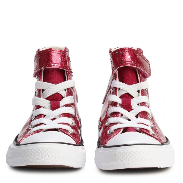Pre-School Chuck Taylor All Star Glitter Easy On Sporty Berry/White/Egret