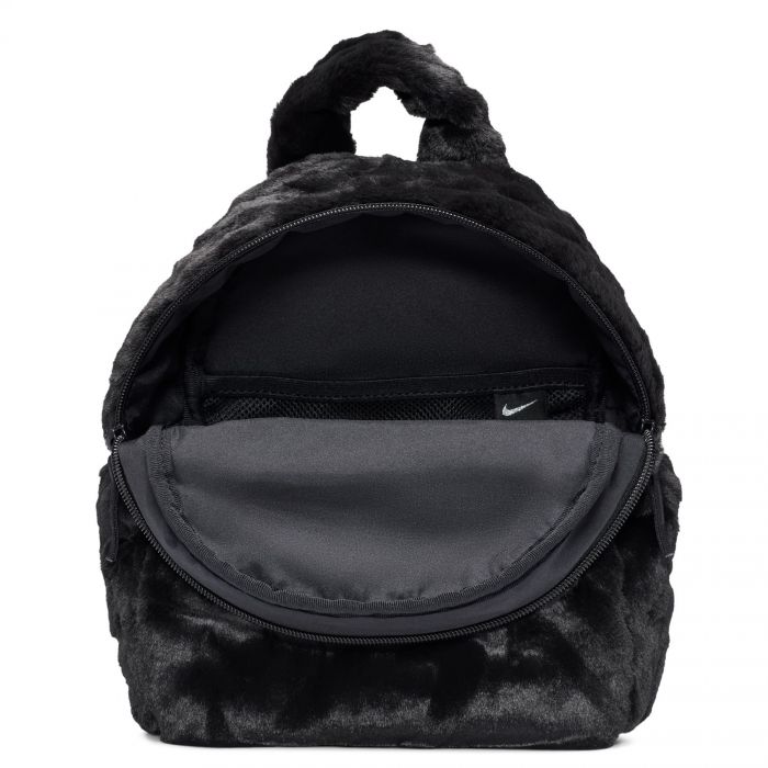 Faux Fur Mini Backpack (6L) Black
