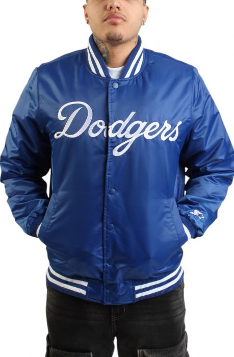 MLB Los Angeles Dodgers Satin Jacket  Dodger Blue