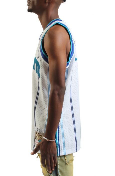 NBA Charlotte Hornets 1999 Baron Davis Swingman Jersey White
