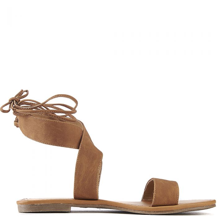 Women's Zinty Lace-Up Sandal Tan