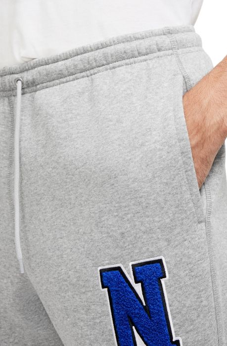 Fleece Cuffed Pants Dark Grey